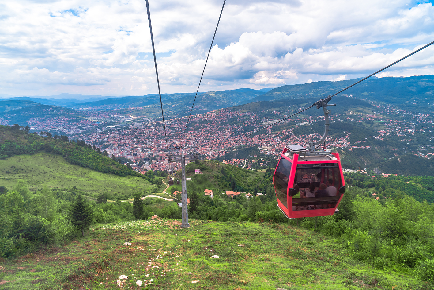 Žičara iz Sarajeva do Trebevića, putovanje u Sarajevo